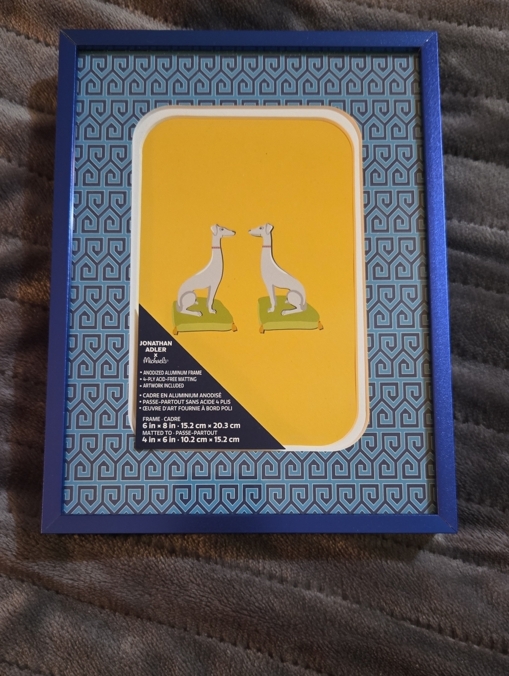 Jonathan Adler Cobalt Blue Picture Frame